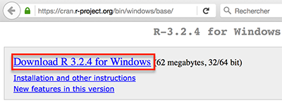 Download R for Windows