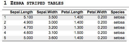 R software and Reporters package, add table to a Word document
